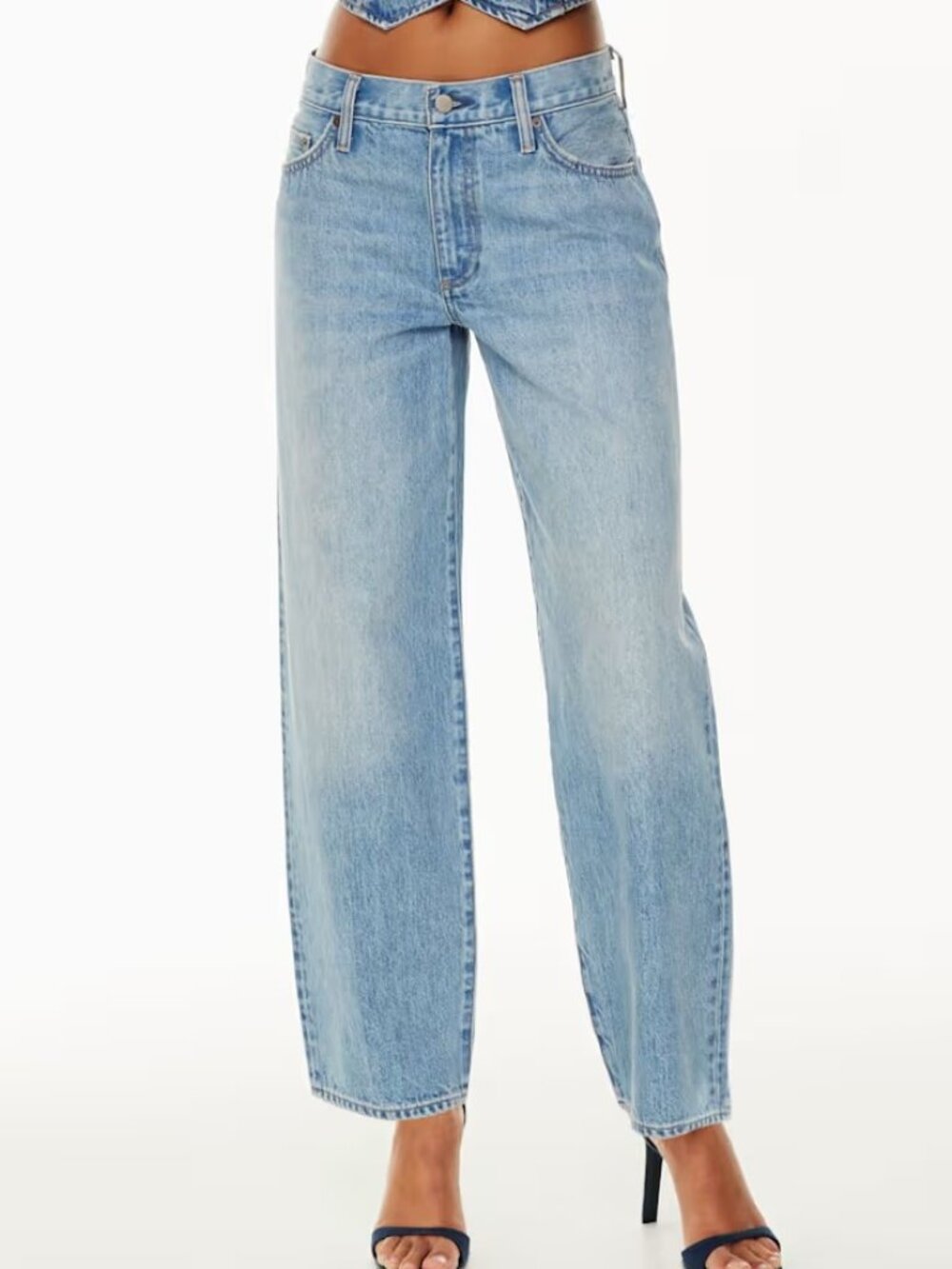 Aritzia Denim Forum The 90's Danny Hi-Rise Baggy Jean Size 27